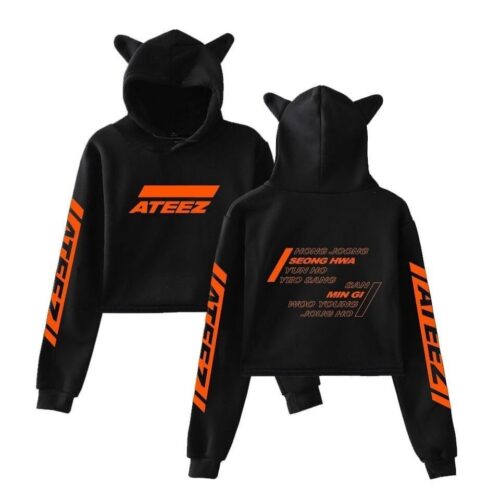 Ateez Cropped Hoodie #3
