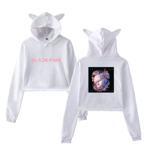 Blackpink Ready for Love Cropped Hoodie #1