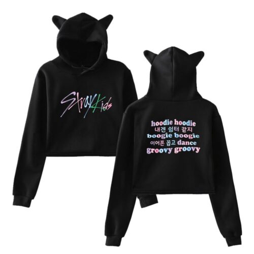 Stray Kids Cropped Hoodie #7