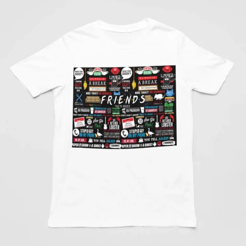 Tv Friends T-Shirt #15 Collage