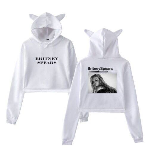 Britney Spears Cropped Hoodie #2