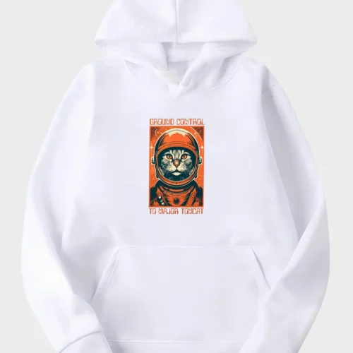 Major Tom Cat Hoodie #w1