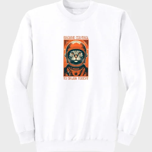 Major Tom Cat Sweatshirt #w1