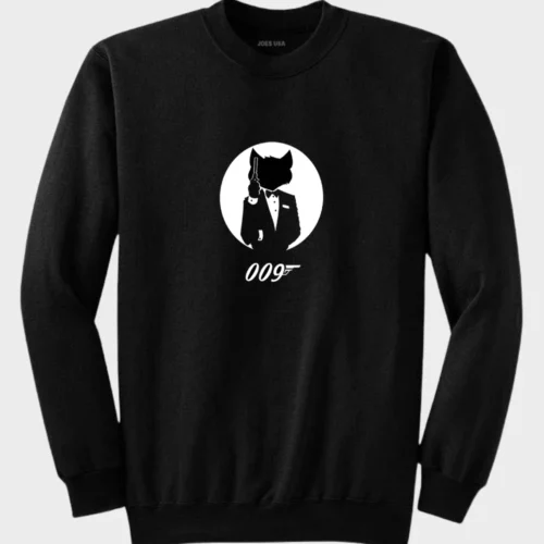 James Bond Cat Sweatshirt #1