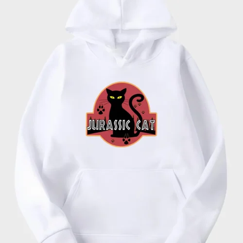 Jurassic Park Cat Hoodie #w1