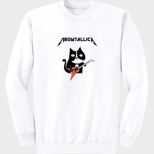 Metallica Cat Sweatshirt #w1