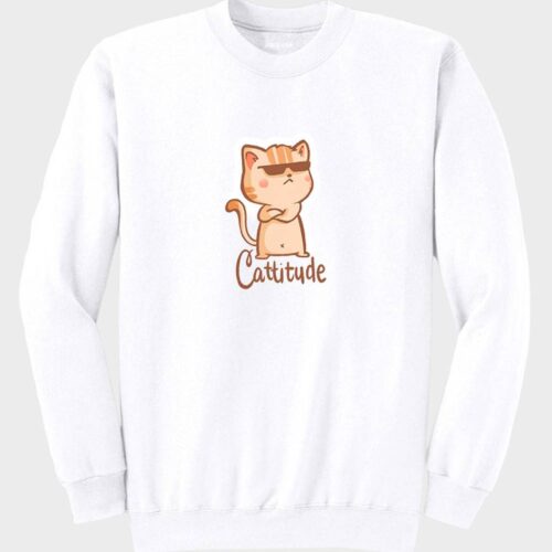 Cat Sweatshirt #w36