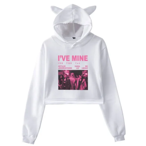 IVE Cropped Hoodie #1