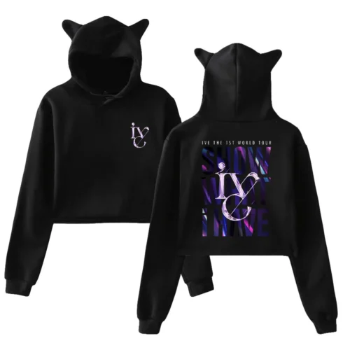 IVE World Tour Show What I Have Cropped Hoodie