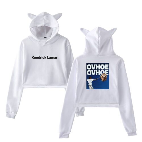 Kendrick Lamar “Not Like Us-Ovhoe” Cropped Hoodie #3