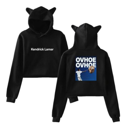 Kendrick Lamar “Not Like Us-Ovhoe” Cropped Hoodie #3