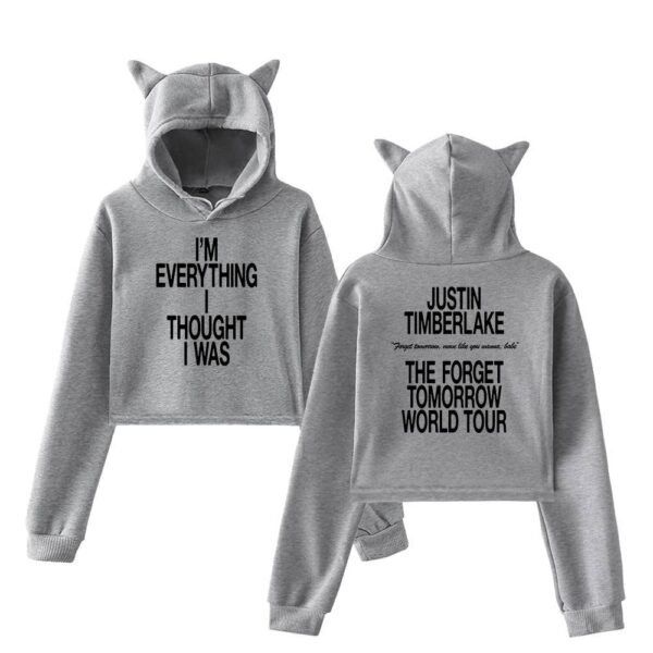 Justin Timberlake Cropped Hoodie #4 - Image 4