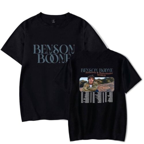 Benson Boone Fireworks & Rollerblades T-Shirt #2 + Gift