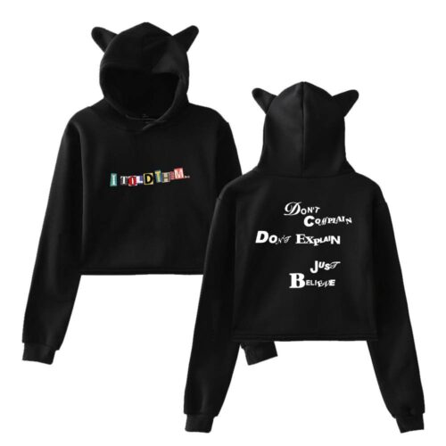 Burna Boy Cropped Hoodie #3