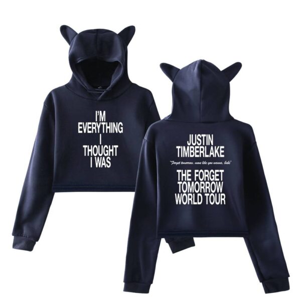 Justin Timberlake Cropped Hoodie #4 - Image 3