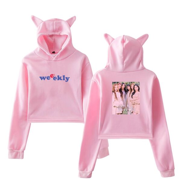 Weeekly Cropped Hoodie #3 - Image 5