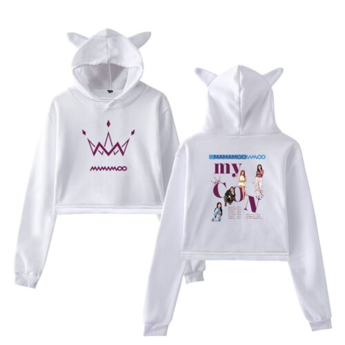 Mamamoo Cropped Hoodie #4