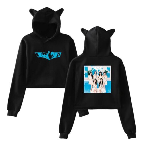 IVE Cropped Hoodie #3