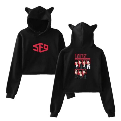 SF9 Cropped Hoodie #1