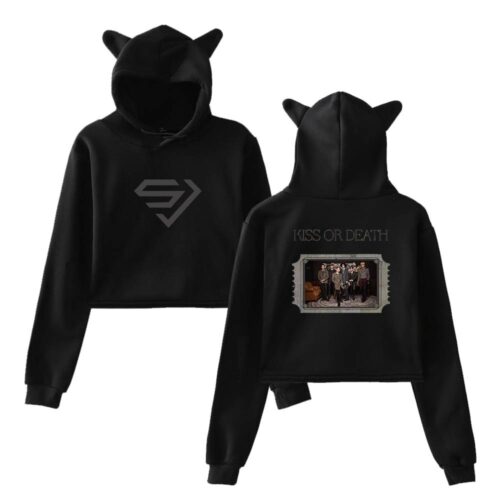 Super Junior Cropped Hoodie #3