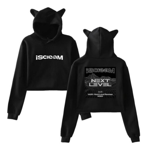 Aespa Cropped Hoodie #1