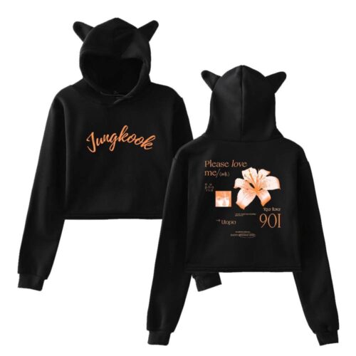 Jungkook Cropped Hoodie #1