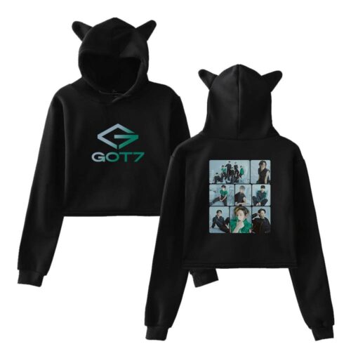 Got7 Cropped Hoodie #3