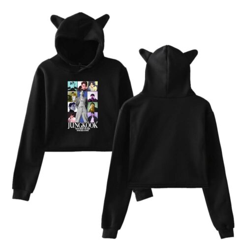 Jungkook Cropped Hoodie #2