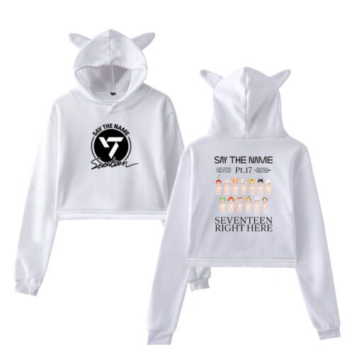 Seventeen Cropped Hoodie #8