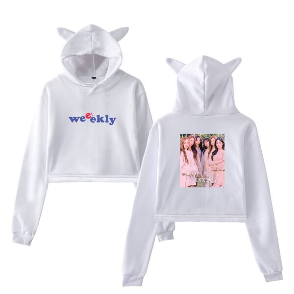 Weeekly Cropped Hoodie #3 - Image 3