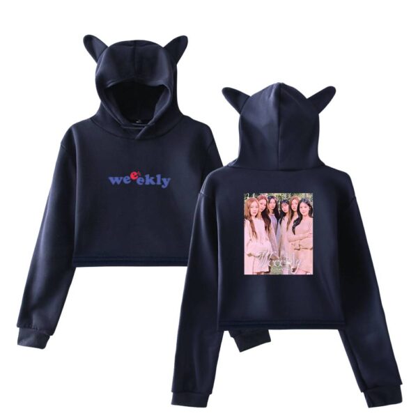 Weeekly Cropped Hoodie #3 - Image 4