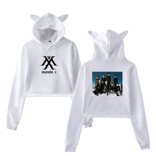 Monsta X Cropped Hoodie #8