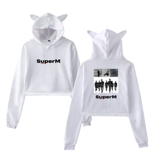 SuperM Cropped Hoodie #4