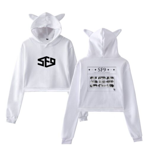 SF9 Cropped Hoodie #4