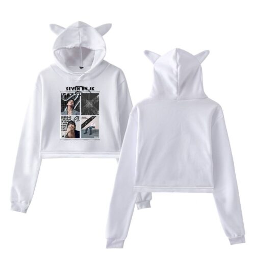 Jungkook Cropped Hoodie #4