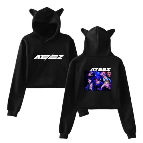 Ateez Cropped Hoodie #6