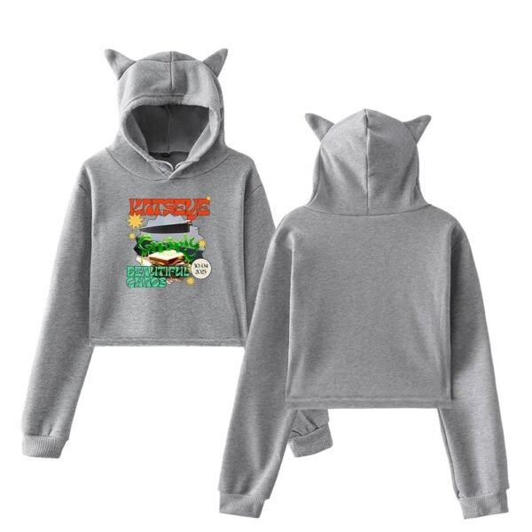 Katseye Cropped Hoodie #7 - Image 4