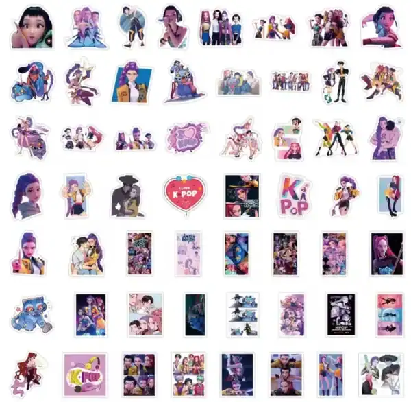 Vibrant collection of affordable, high-quality merchandise featuring popular K-pop and anime characters, perfect for fans seeking trendy and budget-friendly items.