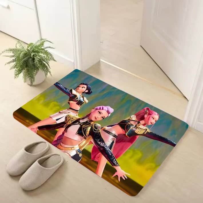 Merchandise, cartoon characters, animated, colorful, gaming, fan merchandise.