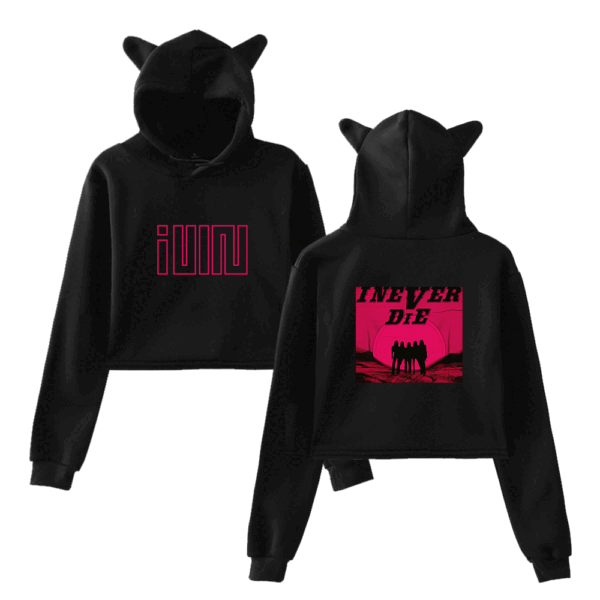 Gidle I Never Die Cropped Hoodie (G)I-DLE #2 - Image 2