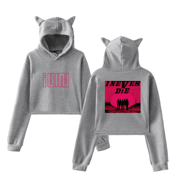 Gidle I Never Die Cropped Hoodie (G)I-DLE #2 - Image 3