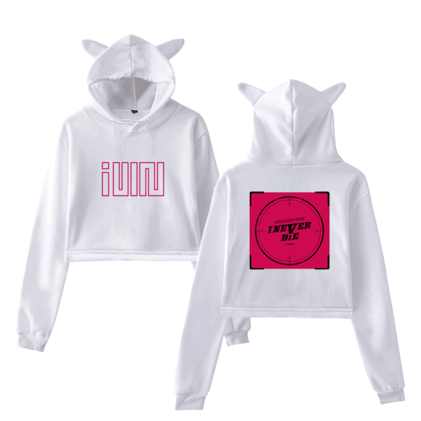 Gidle I Never Die Cropped Hoodie (G)I-DLE #4 - Image 2