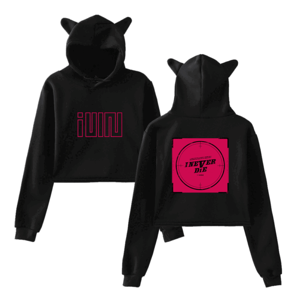 Gidle I Never Die Cropped Hoodie (G)I-DLE #4 - Image 4