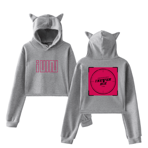 Gidle I Never Die Cropped Hoodie (G)I-DLE #4 - Image 3