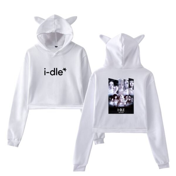 I-dle Cropped Hoodie #2 - Image 3