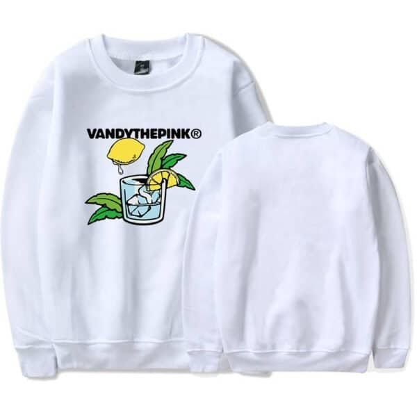 Vandythepink lemon and leaf graphic sweatshirt, affordable yet high-quality casualwear, perfect for stylish, budget-friendly fashion.