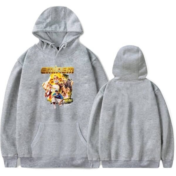 Emblem hoodie featuring a colorful graphic of a music group on the front, ideal for fans seeking affordable, high-quality merchandise.