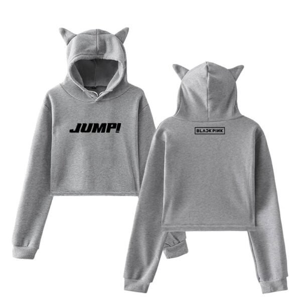 Jump! hoodie with cat ears, high-quality material, affordable price, stylish design, perfect for casual wear.