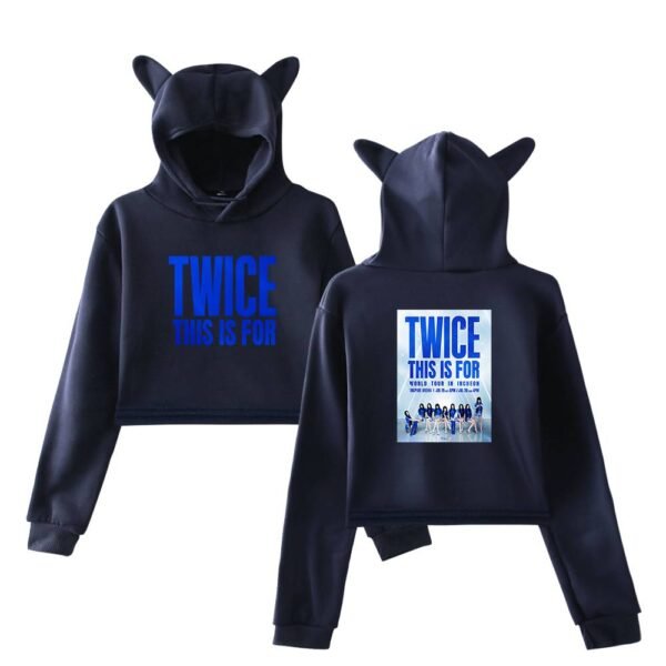 Twice This Is For Cropped Hoodie #1 - Image 3