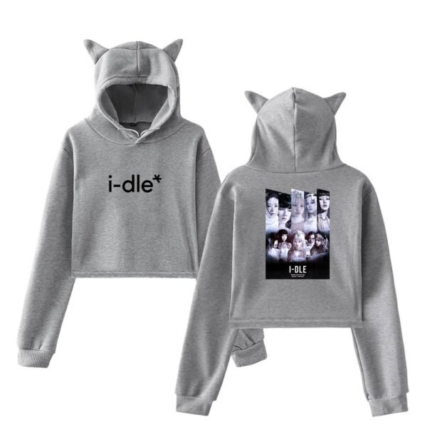I-dle Cropped Hoodie #2 - Image 4